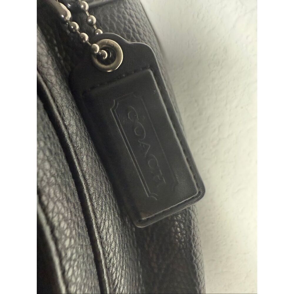 Genuine Leather Coach Backpack Black B1461-FT1060 - Picture 5 of 14
